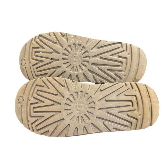 UGG Boots Womens 8 Brown Tan Neumel Chukka Chestnut Suede Ankle Bootie Shearling - Picture 7 of 10